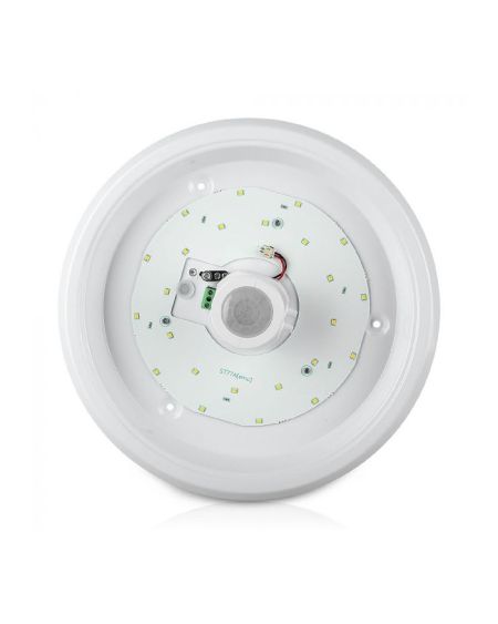 Plafonnier LED 15W avec Détecteur de Mouvement PIR et Crépusculaire