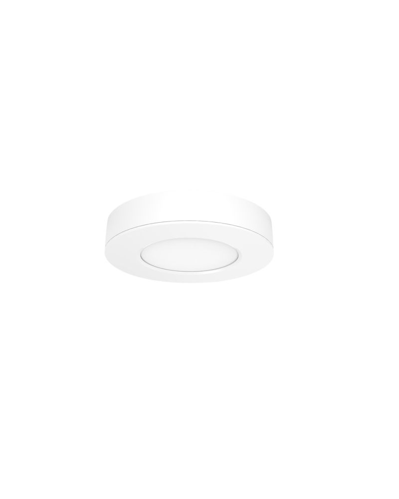 Plafonnier LED Bas de Meuble 3W 12V DC Rond Ø70 mm Coupe Ø57 mm