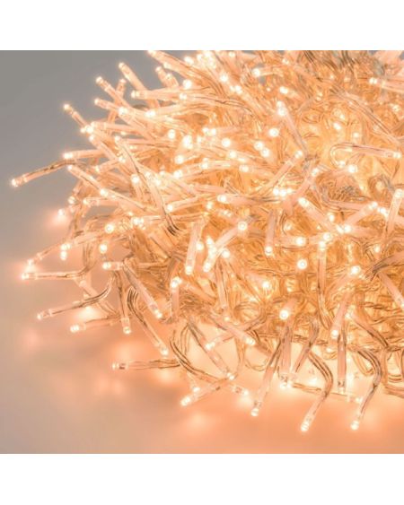 Guirlande LED Extérieure Transparent Blanc Chaud Racimo 11 m