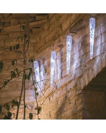 Guirlande Lumineuse Extérieure LED Blanc Froid de 5,7 m