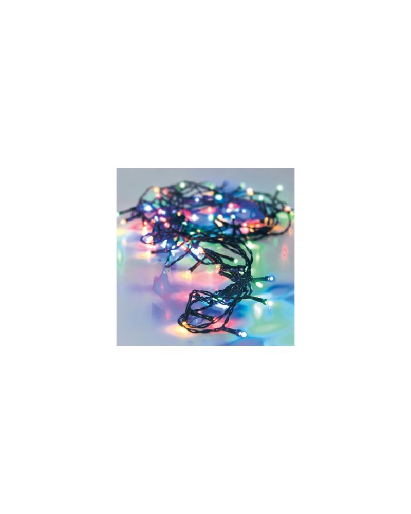 Guirlande LED Extérieure Câble Noir RGB Racimo 25 m
