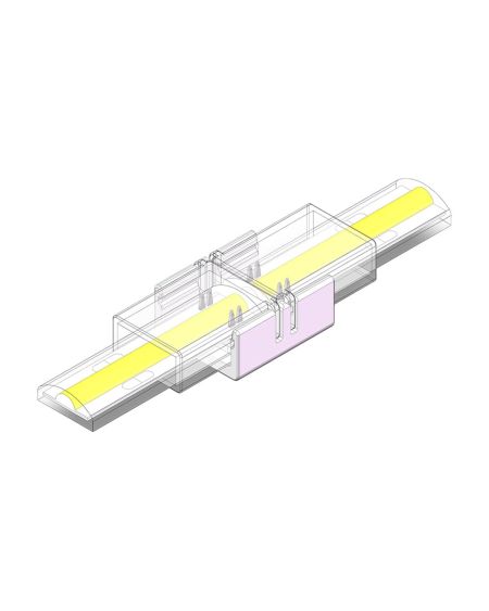 Connecteur Hippo pour Ruban LED Auto-redressement 220V AC SMD Silicone FLEX Largeur 12mm