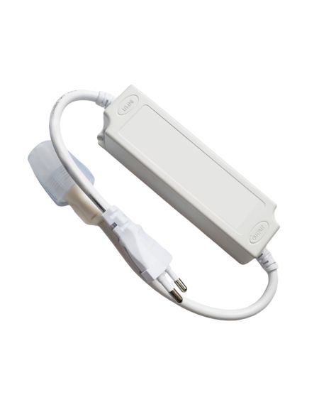 Driver No Flicker pour Rubans LED 220V AC SMD Silicone FLEX IP65 Largeur 12mm