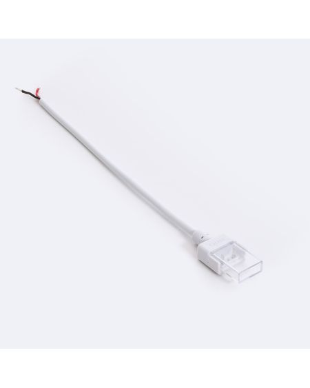 Connecteur HIPPO avec Câble pour Ruban LED Auto-redressement 220V COB Silicone FLEX Largeur 8mm Monochrome