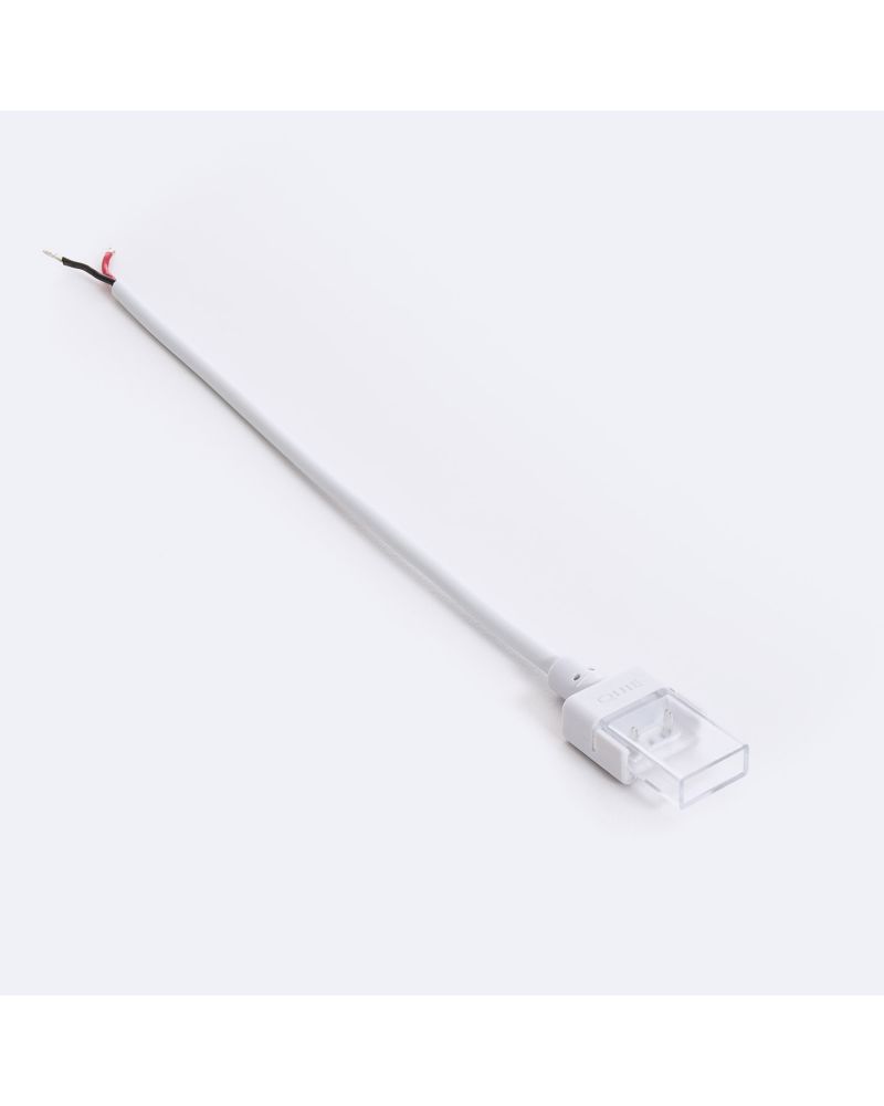 Connecteur HIPPO avec Câble pour Ruban LED Auto-redressement 220V COB Silicone FLEX Largeur 8mm Monochrome