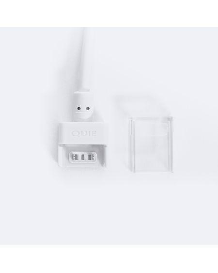 Connecteur HIPPO avec Câble pour Ruban LED Auto-redressement 220V COB Silicone FLEX Largeur 8mm Monochrome
