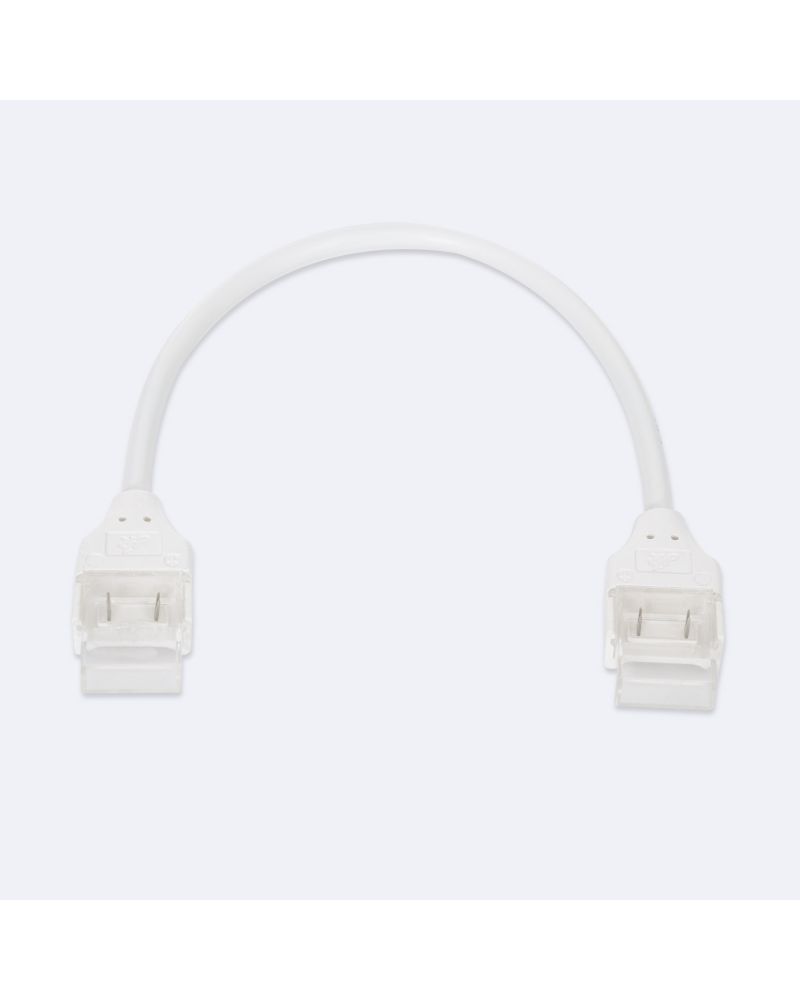 Connecteur HIPPO Double avec Câble pour Ruban LED Auto-Redressement 220V AC COB Silicone Flex Largeur 10mm