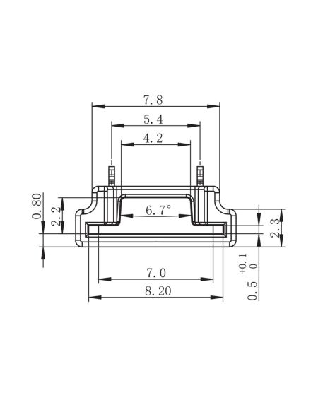 Connecteur HIPPO pour Ruban LED 12/24V DC SMD&COB IP20 Largeur 8mm