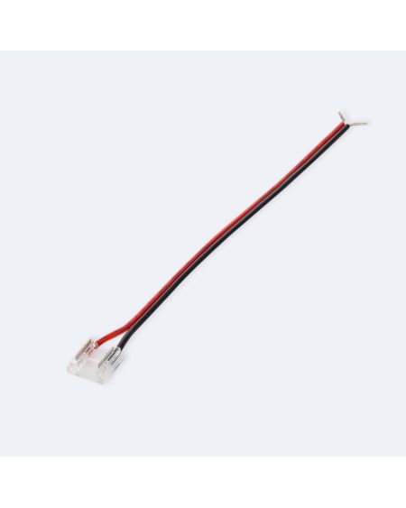 Connecteur avec Câble pour Ruban LED 12/24V DC SMD&COB IP20 Largeur 8mm