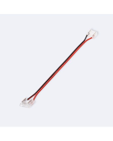 Connecteur Double avec Câble pour Ruban LED 12/24V DC SMD&COB IP20 Largeur 8mm