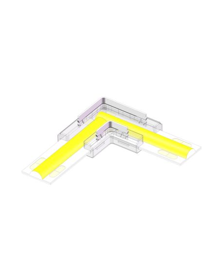 Connecteur HIPPO Angle pour Ruban LED 12/24V DC SMD&COB IP20 Largeur 8mm