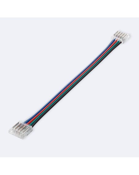 Connecteur HIPPO Double avec Câble pour Ruban LED RGBW 12/24V DC SMD IP20 Largeur 12mm