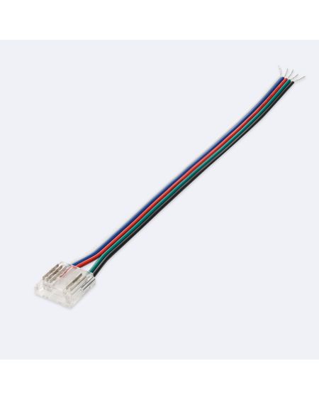 Connecteur Hippo avec câble pour Ruban LED RGBW 24V DC COB IP20 Largeur 12mm