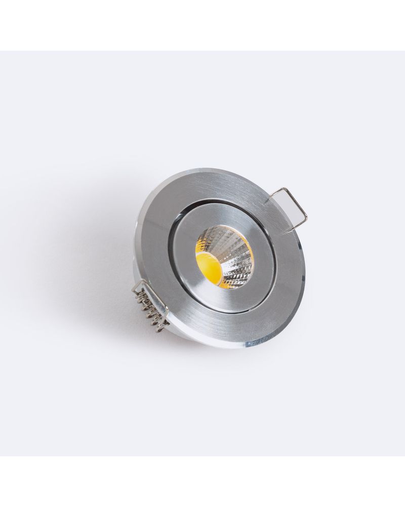 Spot LED Downlight Orientable COB Rond 1W Coupe Ø 45mm