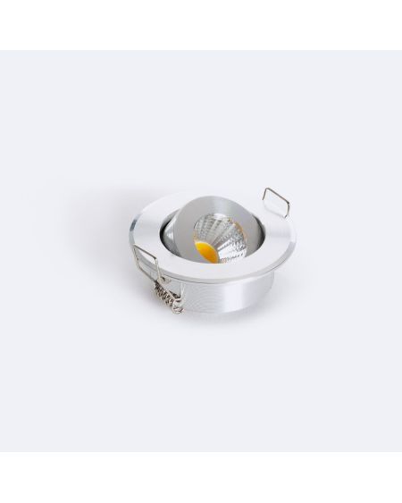 Spot LED Downlight Orientable COB Rond 1W Coupe Ø 45mm