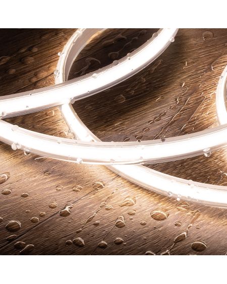 Ruban LED Dimmable 220V COB Auto-redressement 320 LED/m 720 lm/m Largeur 12 mm IP65 coupe 50 cm sur mesure