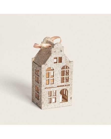 Maisonnette de Noël LED Bois Tymbon