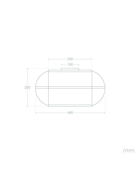 Plafonnier LED Rond Bambou Ø400 mm Denia