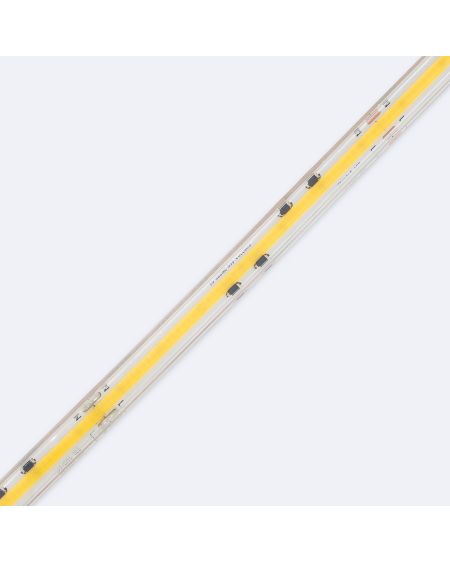 Ruban LED Dimmable Auto-redressement 220V AC COB Silicone FLEX 560 LED/m 1250 lm/m IP65 Largeur 10mm Coupe tous les 10 cm sur Me
