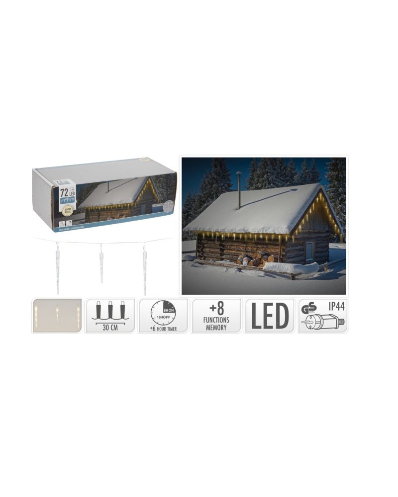 Guirlande Lumineuse LED Extérieur Blanc Chaud 7 m