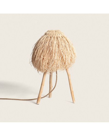 Lampe à Poser Rotin Lasje