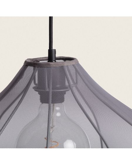Suspension Métal et Tissu Yara