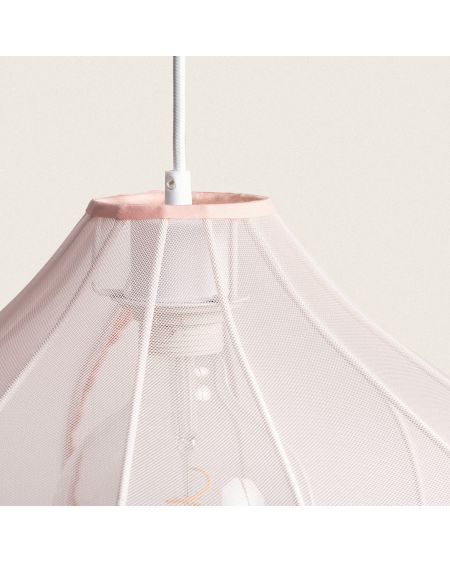 Suspension Métal et Tissu Yara