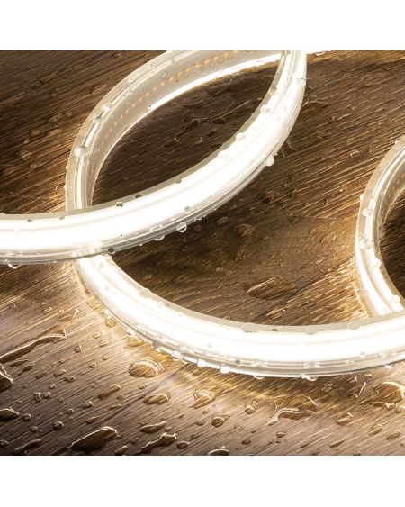 Ruban LED 220V COB 320 LED/m Blanc Neutre IP65 CRI90 Largeur 12mm Coupe tous les 50cm