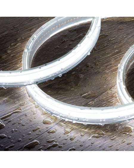 Ruban LED 220V COB 320 LED/m Blanc Froid IP65 CRI90 Largeur 12mm Coupe tous les 50cm