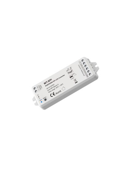 Contrôleur Variateur Ruban LED RGB/RGBW Digital SPI compatible avec WiFi et Télécommande RF