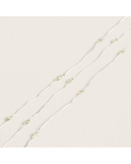 Guirlande LED Extérieure Transparente Blanc Froid 12m