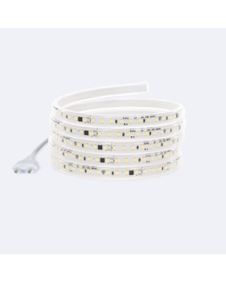 Ruban LED Dimmable Auto-redressement 220V SMD2835 120LED/m 1000 lm/m IP65 Largeur 12mm sur mesure Coupe tous les 10cm