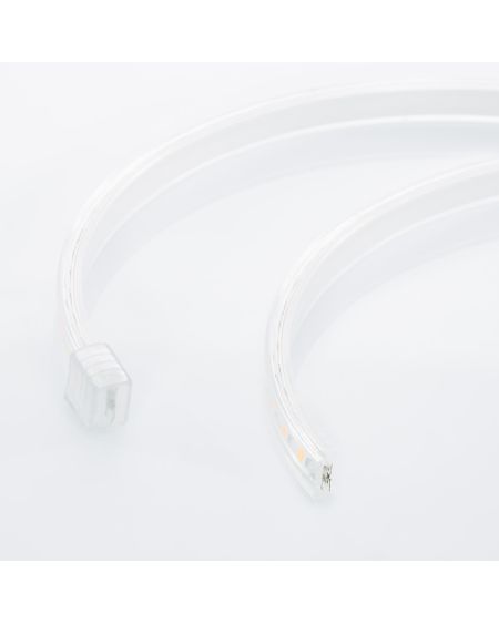 Ruban LED 220V SMD2835 120LED/m Blanc Très Chaud IP65 Largeur 12mm Coupe 100cm