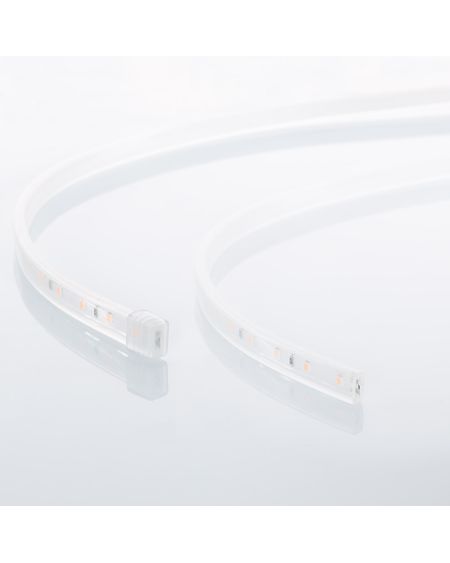 Ruban LED 220V SMD2835 60LED/m Rose IP65 Largeur 12mm Coupe tous les 100cm