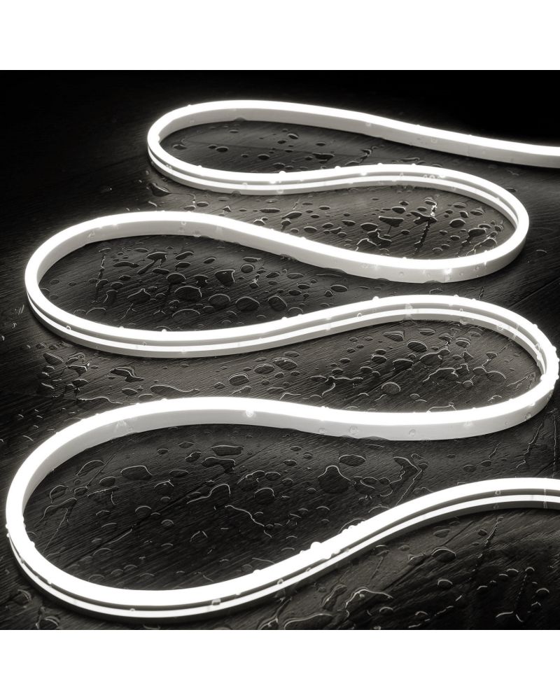 Gaine Néon LED 48V DC 120 LED/m Blanc Froid IP65 sur Mesure Coupe tous les 5 cm