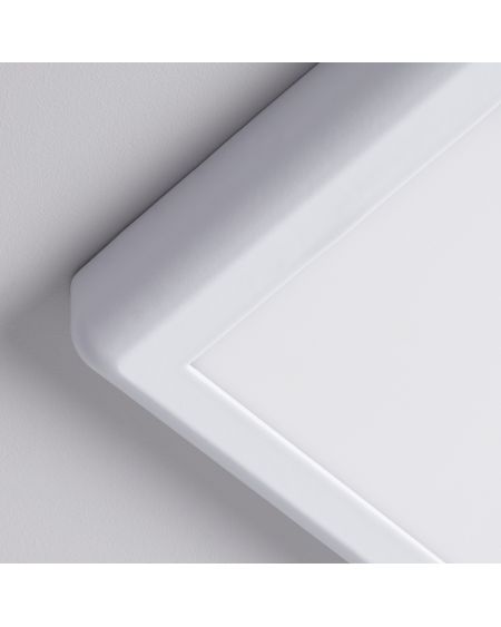 Plafonnier LED Carré Métal Design White 12W 178x178mm