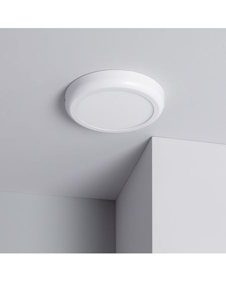 Plafonnier LED Rond 18W Métal Design White Ø225 mm