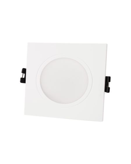 Collerette Downlight Carré IP65 pour Ampoule LED GU10 / GU5.3 Coupe Ø75 mm Maxis