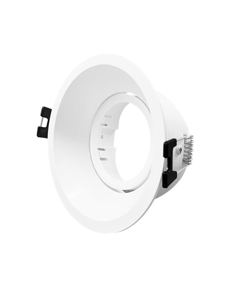 Collerette Downlight Conique Orientable pour Ampoule LED GU10 / GU5.3 Coupe Ø85 mm Suefix