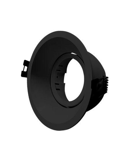 Collerette Downlight Conique Orientable pour Ampoule LED GU10 / GU5.3 Coupe Ø85 mm Suefix