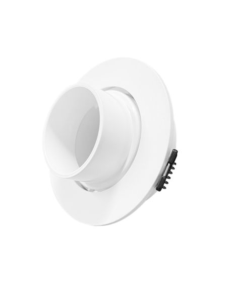 Collerette Downlight Conique Orientable Faible UGR pour Ampoule LED GU10 / GU5.3 Coupe Ø75 mm Suefix