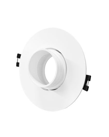 Collerette Downlight Conique Orientable Faible UGR pour Ampoule LED GU10 / GU5.3 Coupe Ø75 mm Suefix