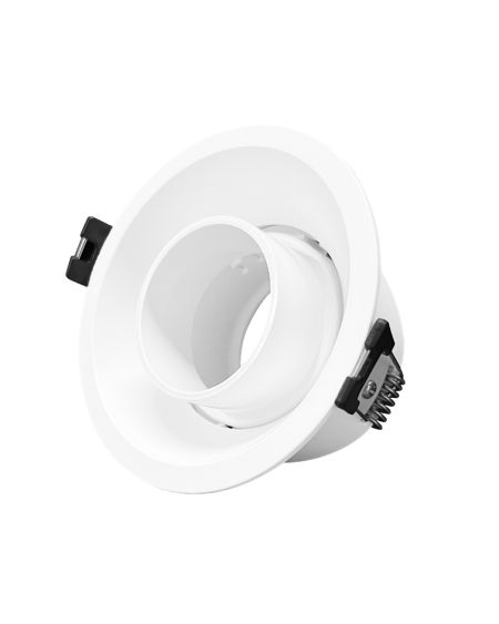 Collerette Downlight Conique Orientable Faible UGR pour Ampoule LED GU10 / GU5.3 Coupe Ø85 mm Suefix