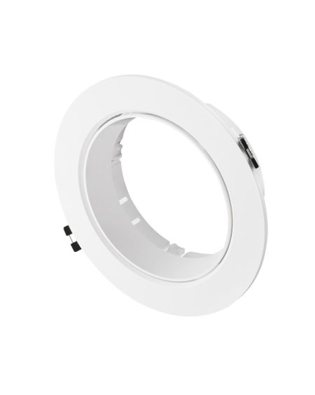 Collerette Downlight Conique Encastrable Orientable pour Ampoule LED GU10 AR111 Coupe Ø135 mm