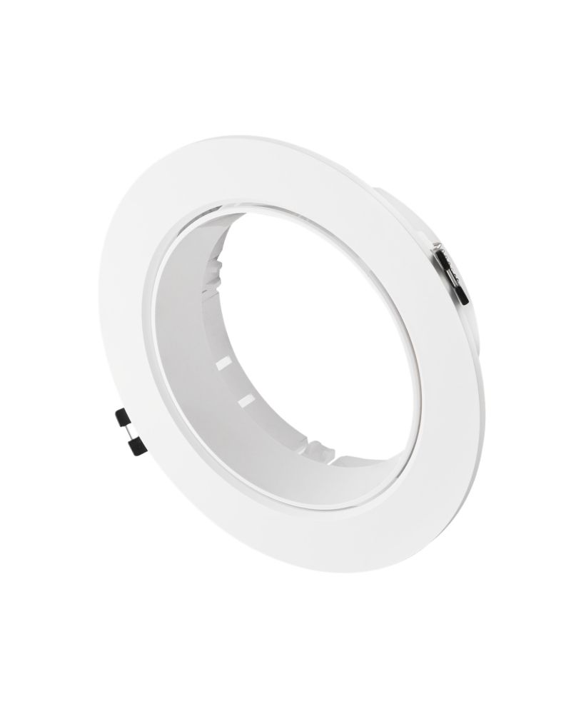 Collerette Downlight Conique Encastrable Orientable pour Ampoule LED GU10 AR111 Coupe Ø135 mm