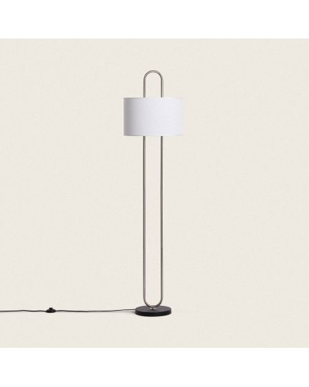 Lampadaire Métal et Tissu Duque