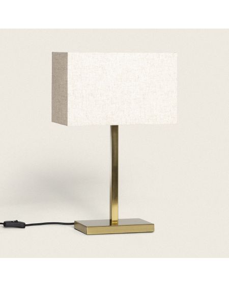 Lampe à Poser Métal et Tissu Katie