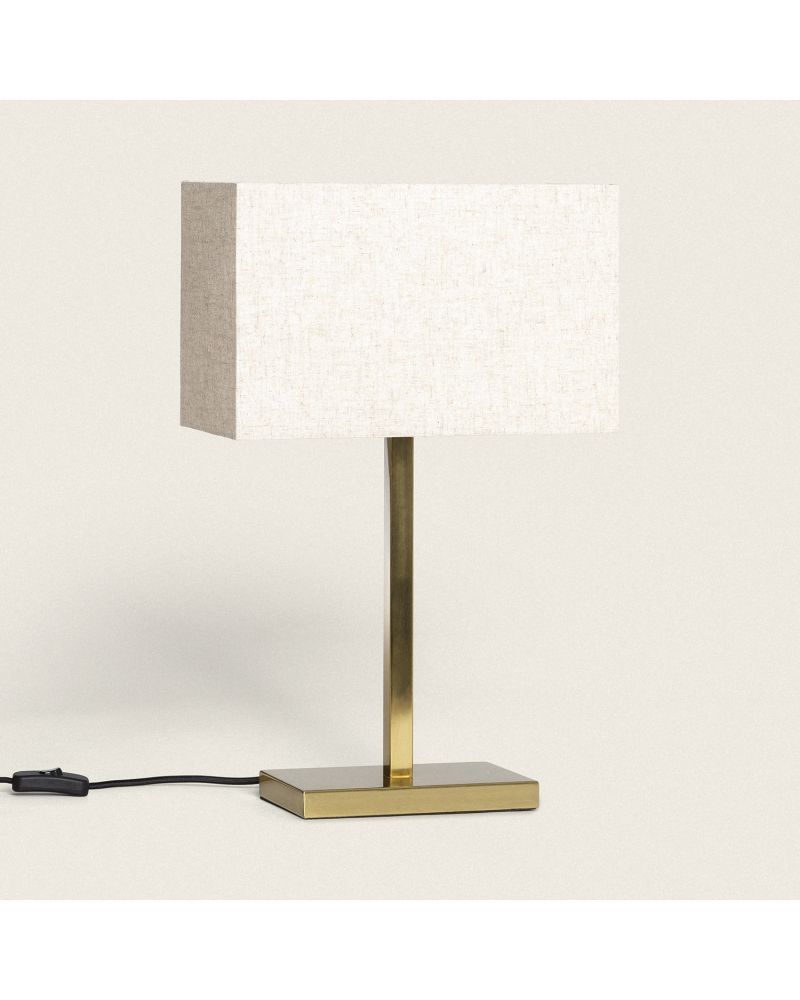 Lampe à Poser Métal et Tissu Katie