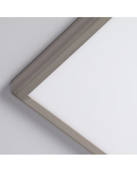 Plafonnier LED Carré 24W Métal Design Silver 300x300mm