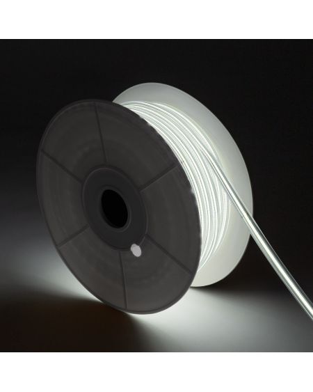 Bobine de Ruban LED Dimmable 220V AC COB Auto-redressement 320 LED/m 720 lm/m IP65 50m Largeur 12 mm Coupe tous les 50 cm